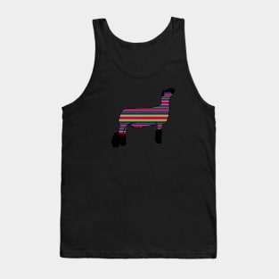 Serape Market Wether Lamb Silhouette 2 - NOT FOR RESALE WITHOUT PERMISSION Tank Top